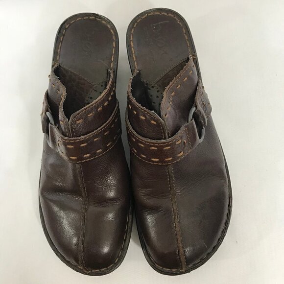 BOC Brown Slip On Clogs/Mules - Picture 2 of 9
